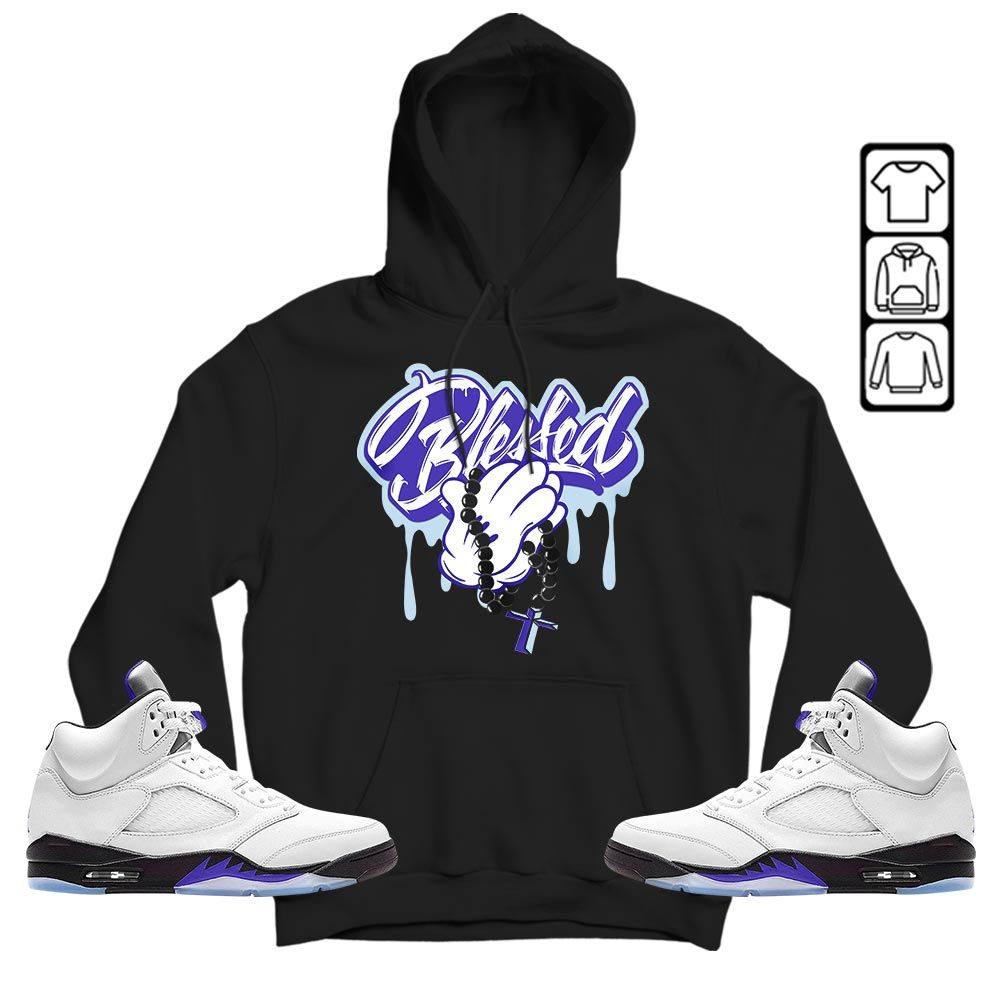 Blessed Drip Sneaker Shirt Match Retro Concord 5s, Jordan 5 Retro Concord MKO T-Shirt Blessed Drip Sneaker Shirt Match Retro Concord 5s, Jordan 5 Retro Concord MKO T-Shirt