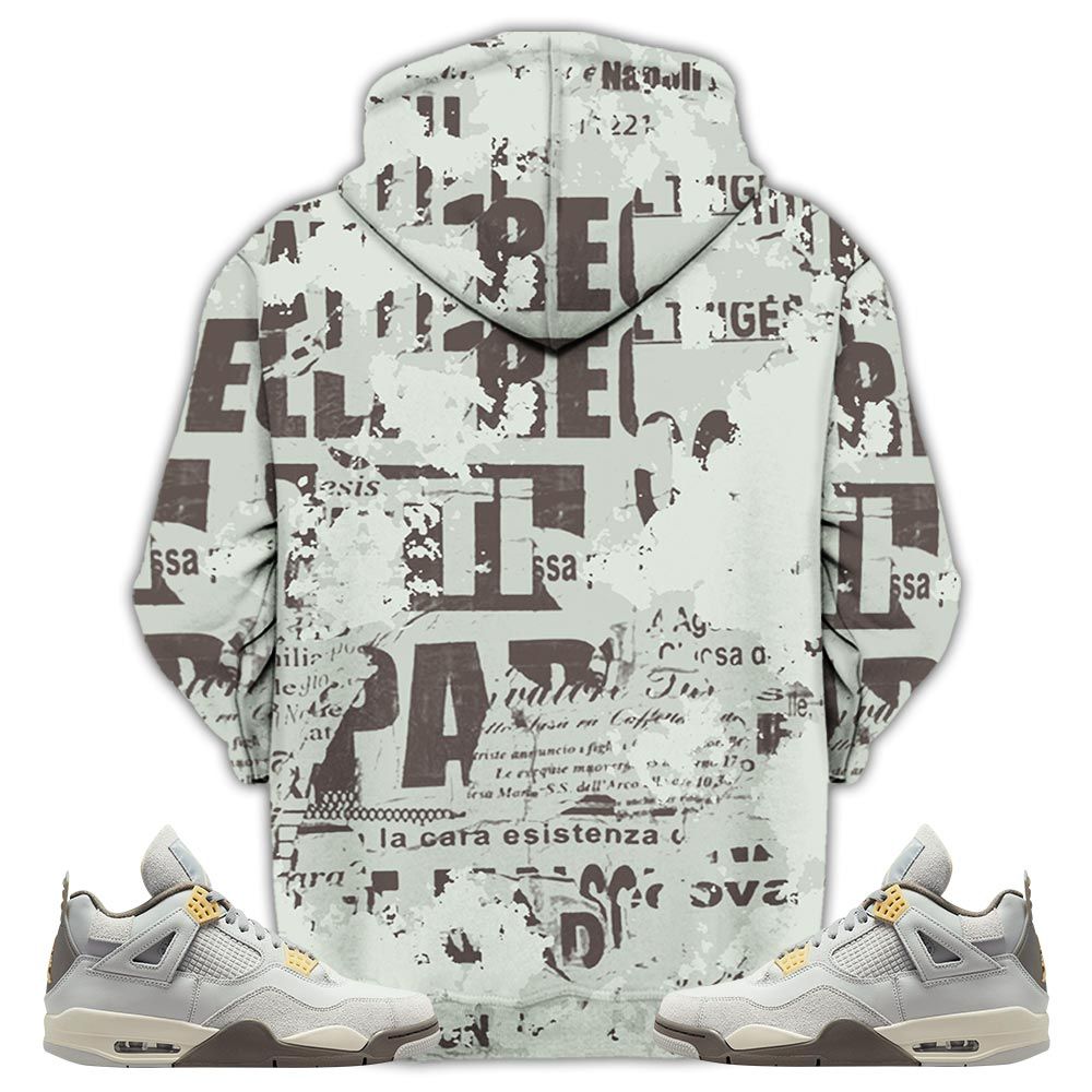 Blessed Drip Sneaker Shirt Match Retro Craft 4S, Jordan 4 Craft Photon Dust Hoodie Sweatshirt Tee All Over Print MKO Shirt