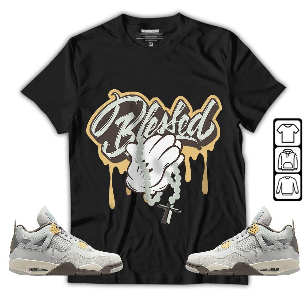Blessed Drip Sneaker Shirt Match Retro Craft 4s, Jordan 4 Craft Photon Dust MKO T-Shirt