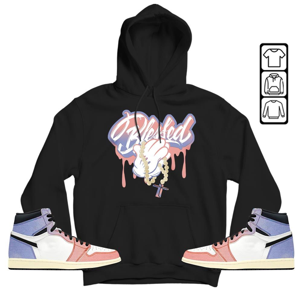 Blessed Drip Sneaker Shirt Match Retro Skyline 1s, Jordan 1 High OG Skyline MKO T-Shirt Blessed Drip Sneaker Shirt Match Retro Skyline 1s, Jordan 1 High OG Skyline MKO T-Shirt