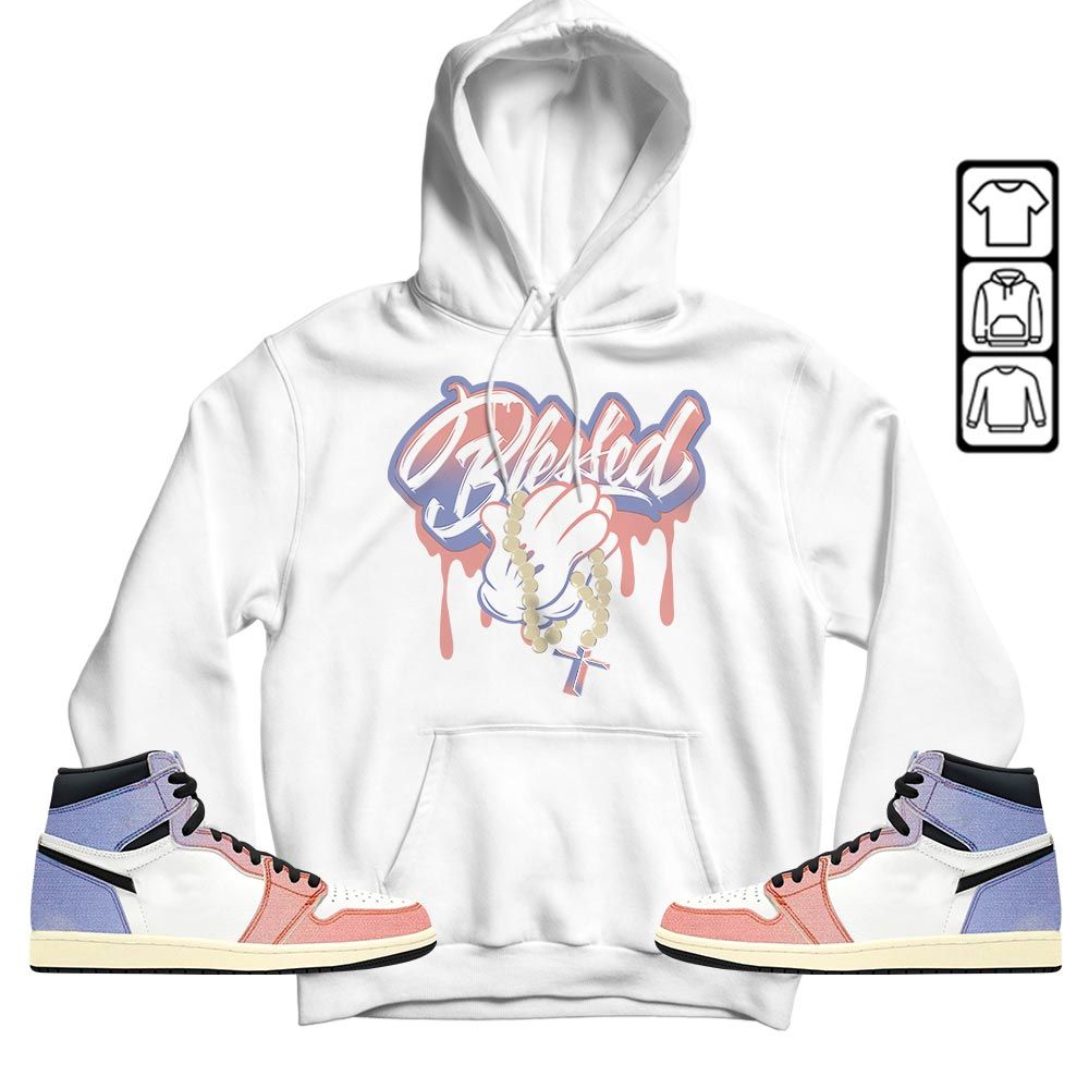 Blessed Drip Sneaker Shirt Match Retro Skyline 1s, Jordan 1 High OG Skyline MKO T-Shirt Blessed Drip Sneaker Shirt Match Retro Skyline 1s, Jordan 1 High OG Skyline MKO T-Shirt