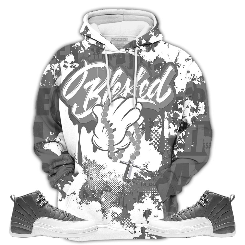 Blessed Drip Sneaker Shirt Match Retro Stealth 12S, Jordan 12 Retro Stealth Hoodie Sweatshirt Tee All Over Print MKO Shirt Blessed Drip Sneaker Shirt Match Retro Stealth 12S, Jordan 12 Retro Stealth Hoodie Sweatshirt Tee All Over Print MKO Shirt