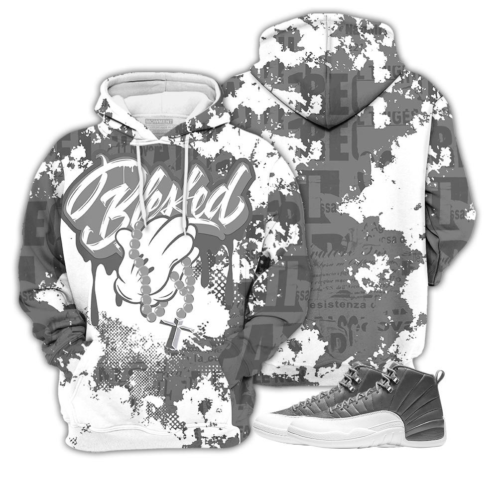Blessed Drip Sneaker Shirt Match Retro Stealth 12S, Jordan 12 Retro Stealth Hoodie Sweatshirt Tee All Over Print MKO Shirt Blessed Drip Sneaker Shirt Match Retro Stealth 12S, Jordan 12 Retro Stealth Hoodie Sweatshirt Tee All Over Print MKO Shirt