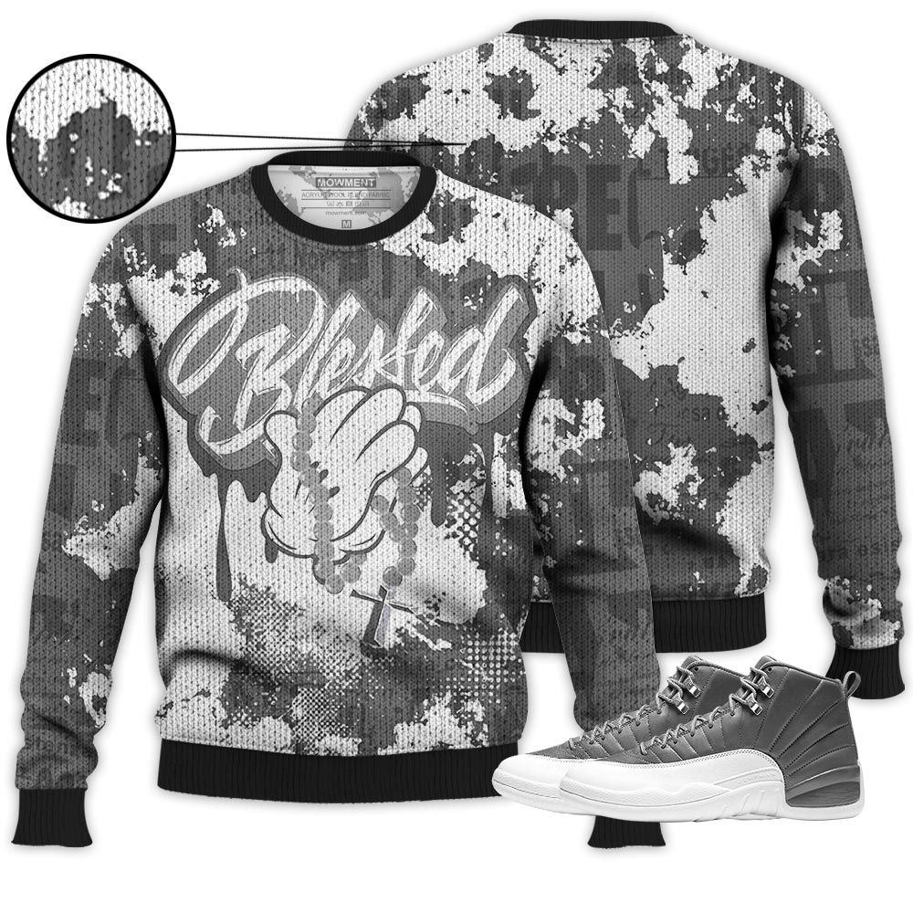 Blessed Drip Sneaker Shirt Match Retro Stealth 12S, Jordan 12 Retro Stealth Hoodie Sweatshirt Tee All Over Print MKO Shirt Blessed Drip Sneaker Shirt Match Retro Stealth 12S, Jordan 12 Retro Stealth Hoodie Sweatshirt Tee All Over Print MKO Shirt