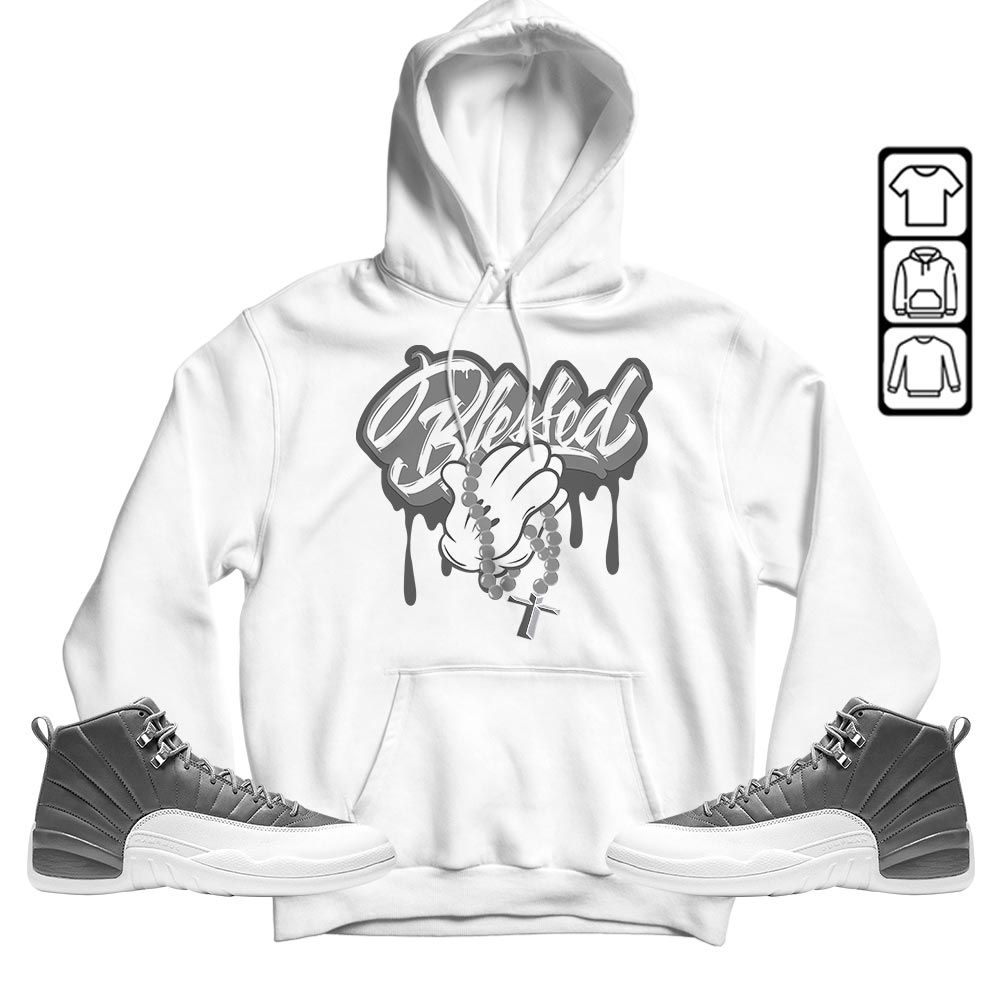 Blessed Drip Sneaker Shirt Match Retro Stealth 12s, Jordan 12 Retro Stealth MKO T-Shirt Blessed Drip Sneaker Shirt Match Retro Stealth 12s, Jordan 12 Retro Stealth MKO T-Shirt