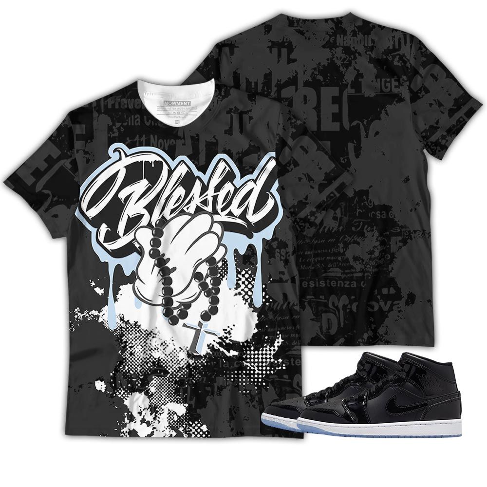 Blessed Drip Sneaker Shirt Match Space Jam 1S, Jordan 1 Mid Space Jam Hoodie Sweatshirt Tee All Over Print MKO Shirt Blessed Drip Sneaker Shirt Match Space Jam 1S, Jordan 1 Mid Space Jam Hoodie Sweatshirt Tee All Over Print MKO Shirt