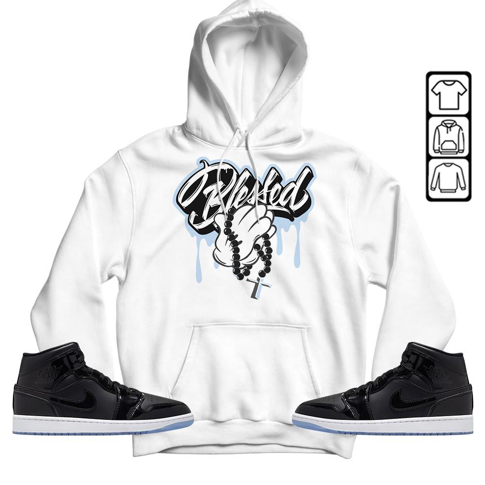 Blessed Drip Sneaker Shirt Match Space Jam 1s, Jordan 1 Mid Space Jam MKO T-Shirt