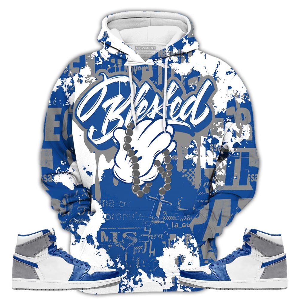 Blessed Drip Sneaker Shirt Match True Blue 1S, Jordan 1 High Og True Blue Hoodie Sweatshirt Tee All Over Print MKO Shirt Blessed Drip Sneaker Shirt Match True Blue 1S, Jordan 1 High Og True Blue Hoodie Sweatshirt Tee All Over Print MKO Shirt