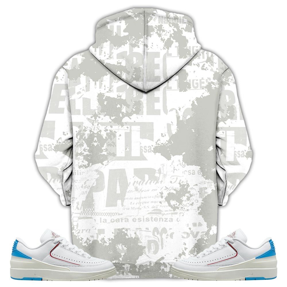 Blessed Drip Sneaker Shirt Match University To Chicago 2S, Jordan 2 Low Blue To Chicago Hoodie Sweatshirt Tee All Over Print MKO Shirt