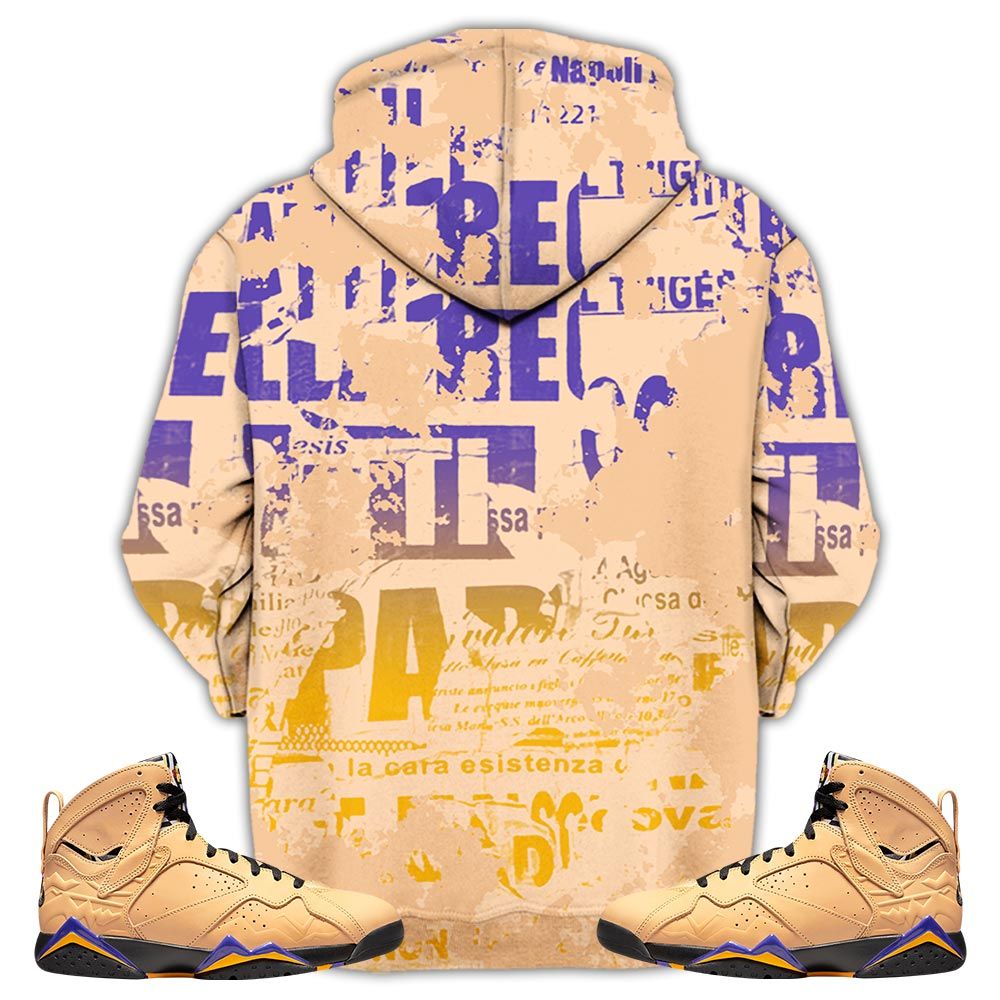 Blessed Drip Sneaker Shirt Match Vachetta Tan 7S, Jordan 7 Se Afrobeats Hoodie Sweatshirt Tee All Over Print MKO Shirt
