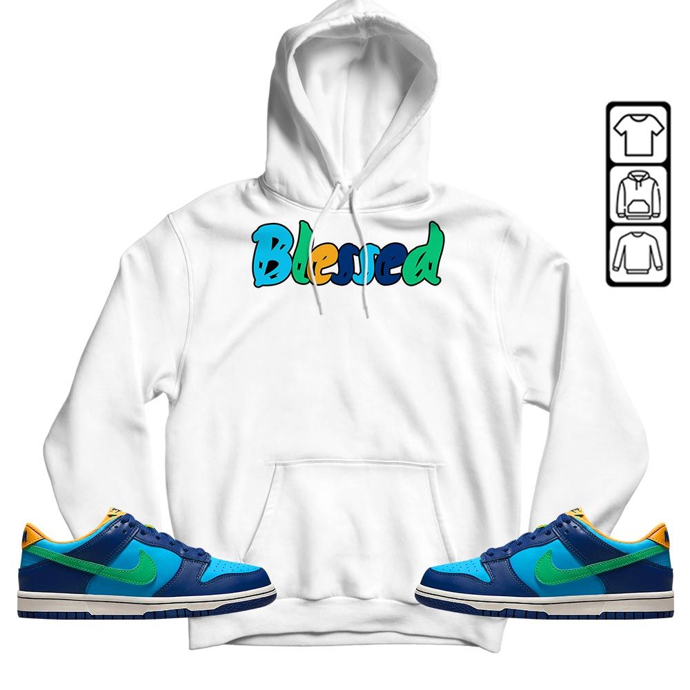 Blessed Sneaker Shirt Match Dunk Low GS Kyrie, Dunk Low GS Electric Algae MKO T-Shirt