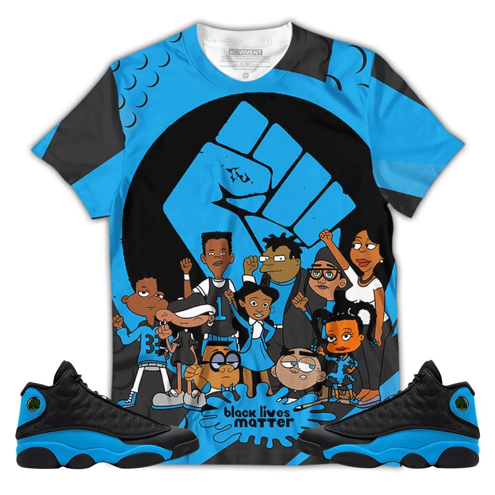 Blm Melanin 90S Sneaker Shirt Match Black University Blue 13S, Jordan 13 Black University Blue 2022 Hoodie Sweatshirt Tee All Over Print MKO Shirt Blm Melanin 90S Sneaker Shirt Match Black University Blue 13S, Jordan 13 Black University Blue 2022 Hoodie Sweatshirt Tee All Over Print MKO Shirt