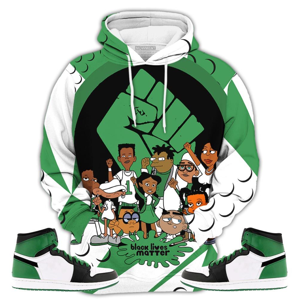 Blm Melanin 90S Sneaker Shirt Match Lucky Green 1S, Jordan 1 Lucky Green Hoodie Sweatshirt Tee All Over Print MKO Shirt Blm Melanin 90S Sneaker Shirt Match Lucky Green 1S, Jordan 1 Lucky Green Hoodie Sweatshirt Tee All Over Print MKO Shirt