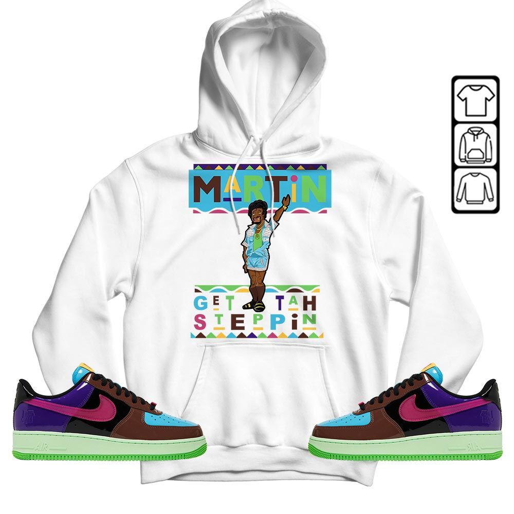 BLM Melanin Kids 90s Martin Tv Sneaker Shirt Match AF 1 Low SP Pink Prime, Air Force 1 Undefeated Pink Prime MKO T-Shirt