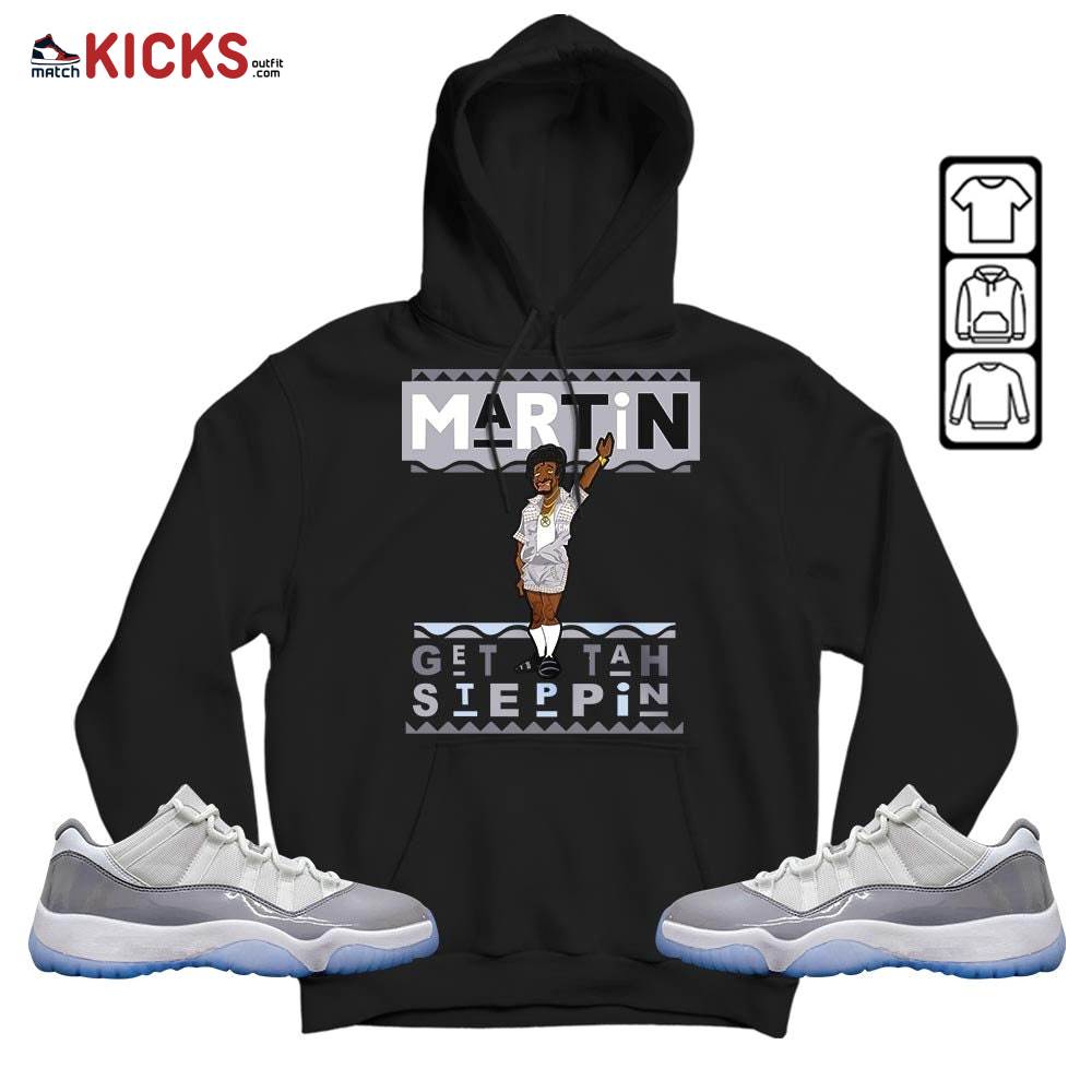 BLM Melanin Kids 90s Martin Tv Sneaker Shirt Match Cement Grey 11s, Jordan 11 Low Cement Grey MKO Hoodie BLM Melanin Kids 90s Martin Tv Sneaker Shirt Match Cement Grey 11s, Jordan 11 Low Cement Grey MKO Hoodie
