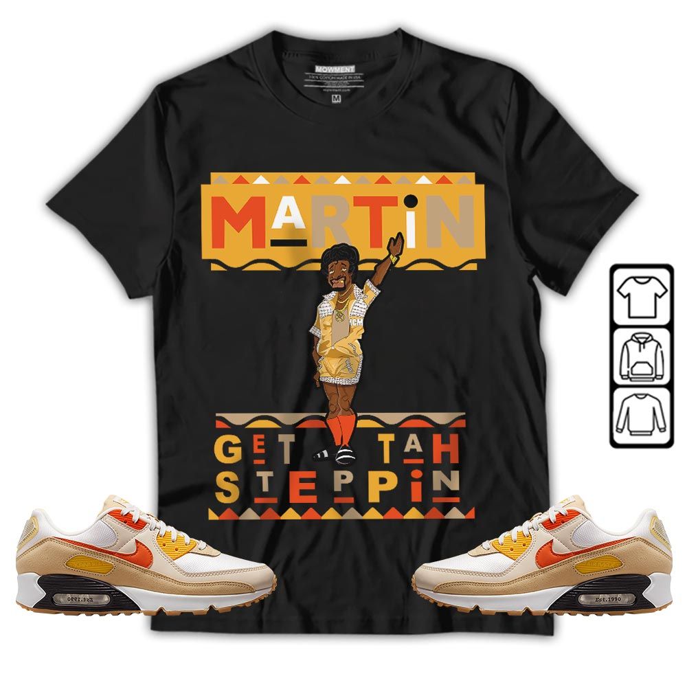 BLM Melanin Kids 90s Martin Tv Sneaker Shirt Match Max 90 Barometer, Air Max 90 Air Pressure MKO T-Shirt