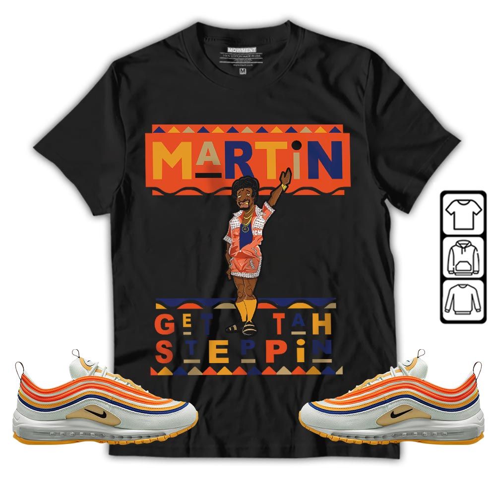 BLM Melanin Kids 90s Martin Tv Sneaker Shirt Match Max 97 Frank Rudy, Air Max 97 SE Air Pressure MKO T-Shirt BLM Melanin Kids 90s Martin Tv Sneaker Shirt Match Max 97 Frank Rudy, Air Max 97 SE Air Pressure MKO T-Shirt