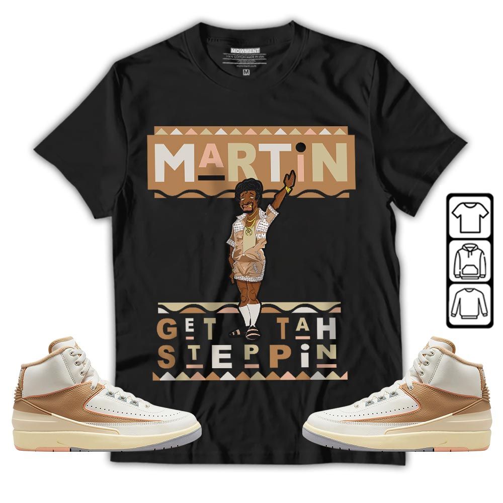BLM Melanin Kids 90s Martin Tv Sneaker Shirt Match Retro Craft 2s, Jordan 2 Craft MKO T-Shirt BLM Melanin Kids 90s Martin Tv Sneaker Shirt Match Retro Craft 2s, Jordan 2 Craft MKO T-Shirt