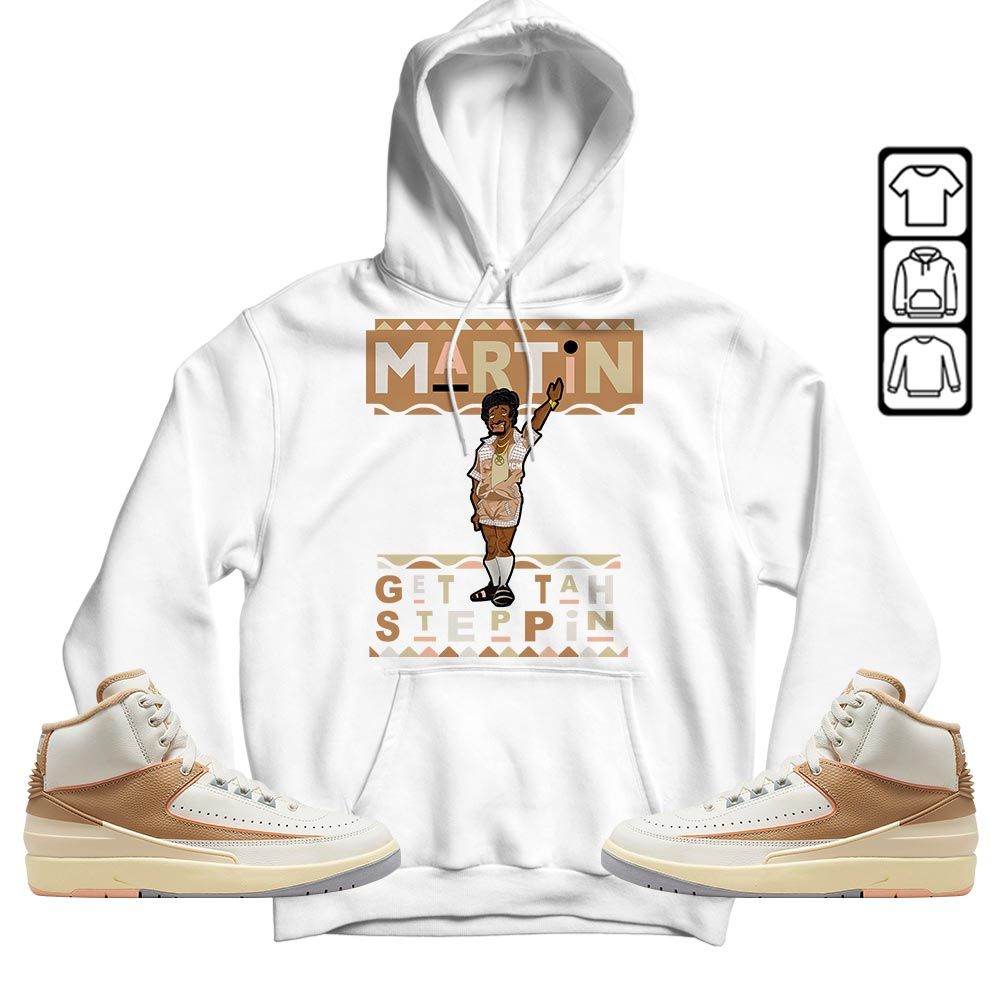 BLM Melanin Kids 90s Martin Tv Sneaker Shirt Match Retro Craft 2s, Jordan 2 Craft MKO T-Shirt