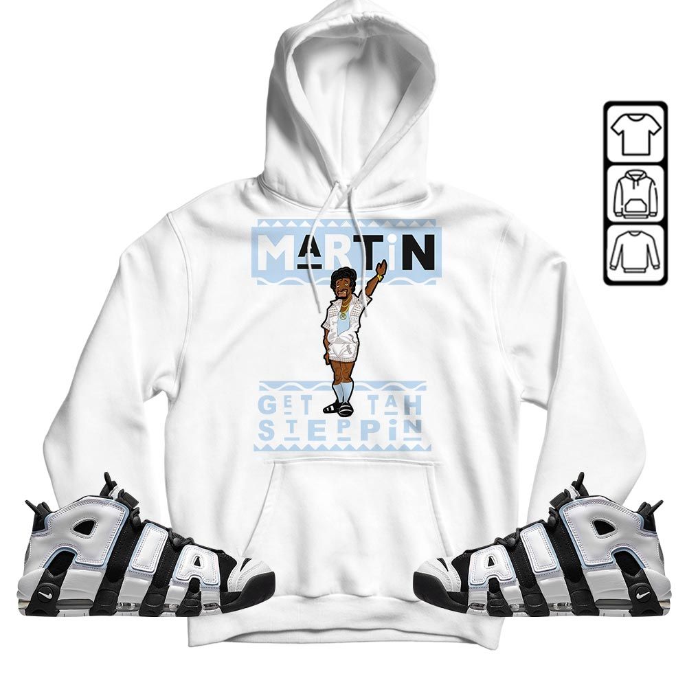 BLM Melanin Kids 90s Martin Tv Sneaker Shirt Match Uptempo Cobalt Bliss, Air More Uptempo Cobalt Bliss MKO T-Shirt