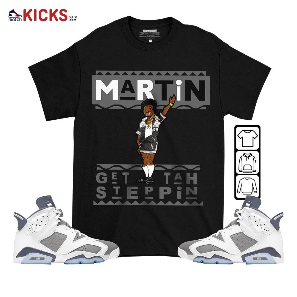 BLM Melanin Sneaker Shirt Match Retro Cool Grey 6s, Jordan 6 Cool Grey MKO T-Shirt