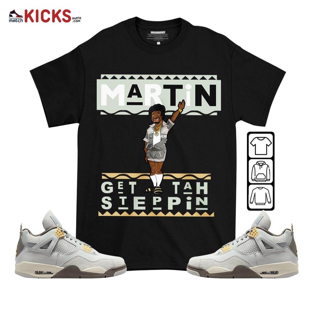 BLM Melanin Sneaker Shirt Match Retro Craft 4s, Jordan 4 Craft Photon Dust MKO T-Shirt