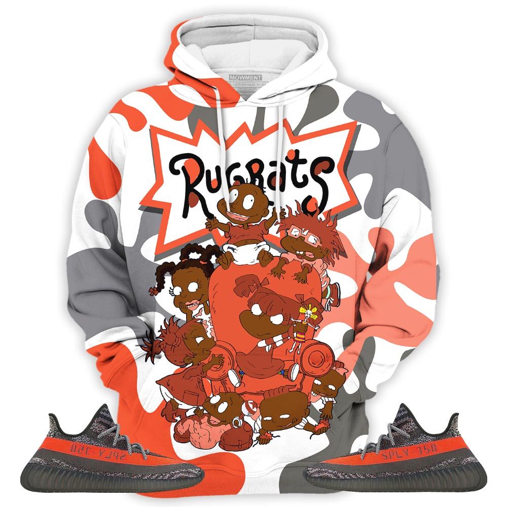Blm Rugrats Melanin 90S Baby Sneaker Shirt Match Boots 350 V2 Dark Beluga, Yeezy 350 V2 Carbon Beluga Hoodie Sweatshirt Tee All Over Print MKO Shirt