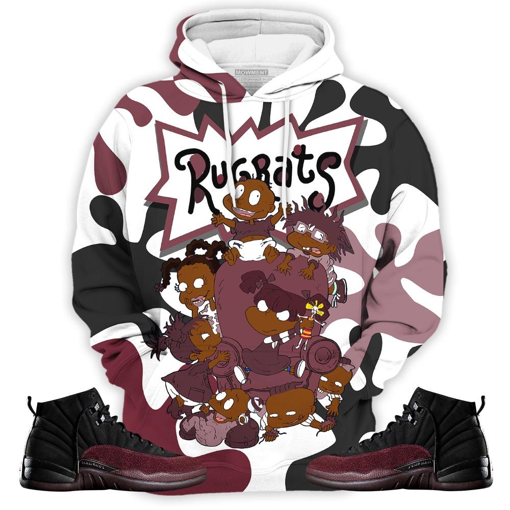 Blm Rugrats Melanin 90S Baby Sneaker Shirt Match Burgundy Crush 12S, Jordan 12 A Ma Maniere Hoodie Sweatshirt Tee All Over Print MKO Shirt Blm Rugrats Melanin 90S Baby Sneaker Shirt Match Burgundy Crush 12S, Jordan 12 A Ma Maniere Hoodie Sweatshirt Tee All Over Print MKO Shirt