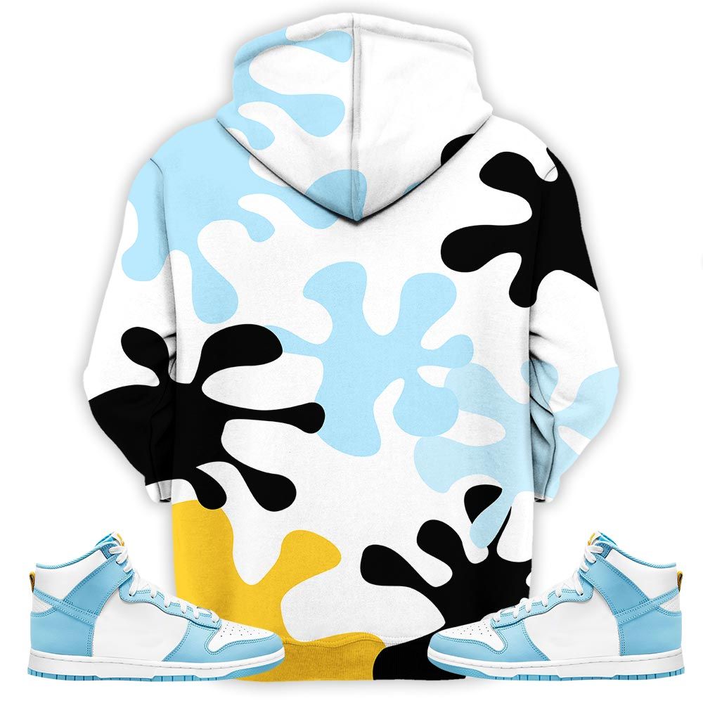Blm Rugrats Melanin 90S Baby Sneaker Shirt Match Dunk High Blue Chill, Dunk High Homer Simpson Hoodie Sweatshirt Tee All Over Print MKO Shirt
