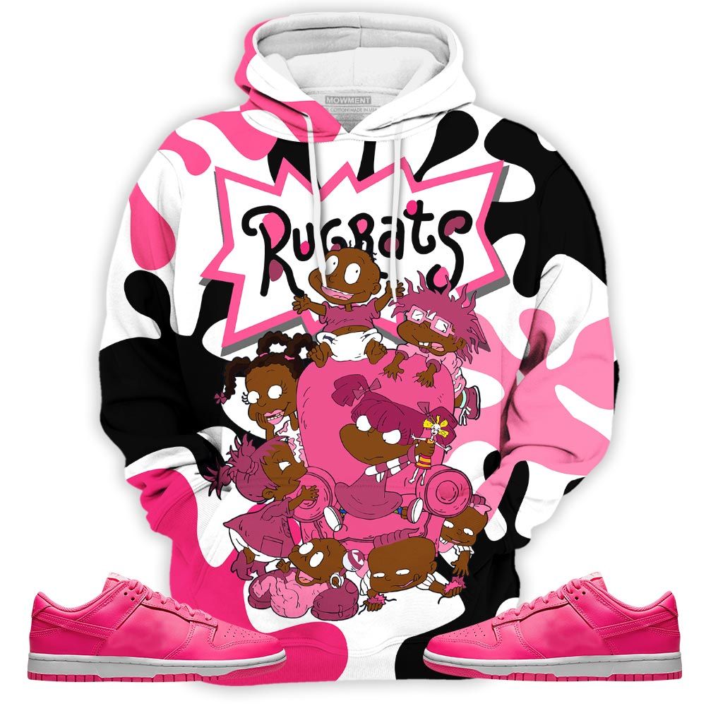 Blm Rugrats Melanin 90S Baby Sneaker Shirt Match Dunk Low Hyper Pink, Dunk Low Hot Pink Hoodie Sweatshirt Tee All Over Print MKO Shirt Blm Rugrats Melanin 90S Baby Sneaker Shirt Match Dunk Low Hyper Pink, Dunk Low Hot Pink Hoodie Sweatshirt Tee All Over Print MKO Shirt