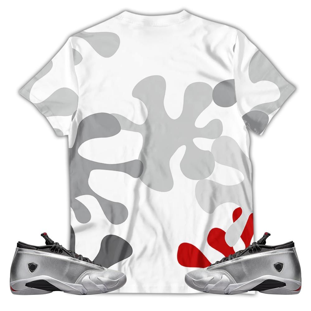 Blm Rugrats Sneaker Shirt Match 14 Low Metallic Silver, Jordan 14 Metallic Silver Hoodie Sweatshirt Tee All Over Print MKO Shirt