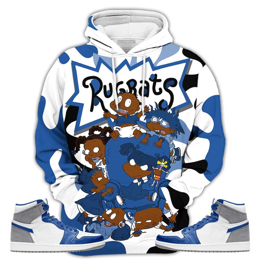 Blm Rugrats Sneaker Shirt Match True Blue 1S, Jordan 1 High Og True Blue Hoodie Sweatshirt Tee All Over Print MKO Shirt Blm Rugrats Sneaker Shirt Match True Blue 1S, Jordan 1 High Og True Blue Hoodie Sweatshirt Tee All Over Print MKO Shirt