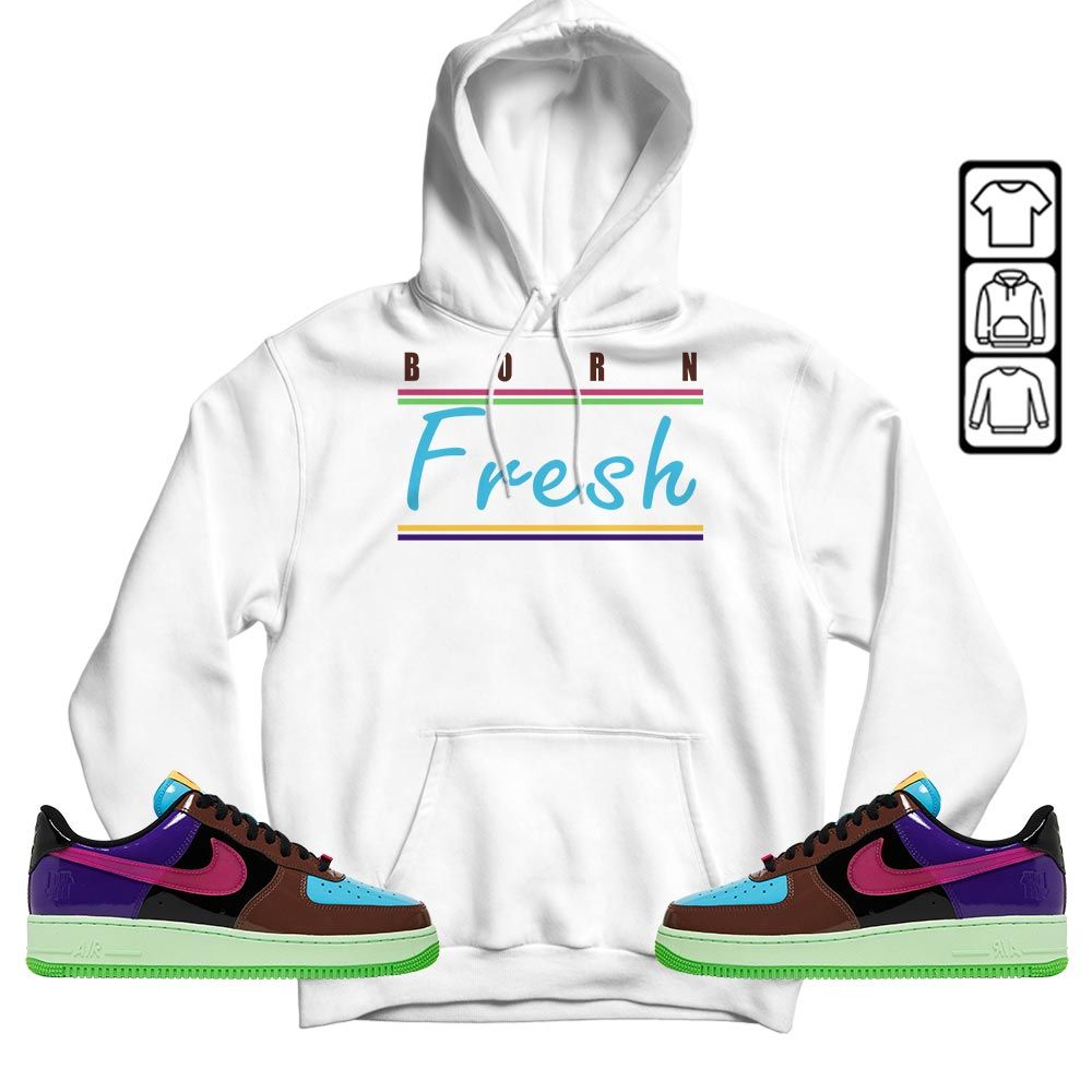 Born Fresh Heads Basketball Sneaker Shirt Match AF 1 Low SP Pink Prime, Air Force 1 Undefeated Pink Prime MKO T-Shirt