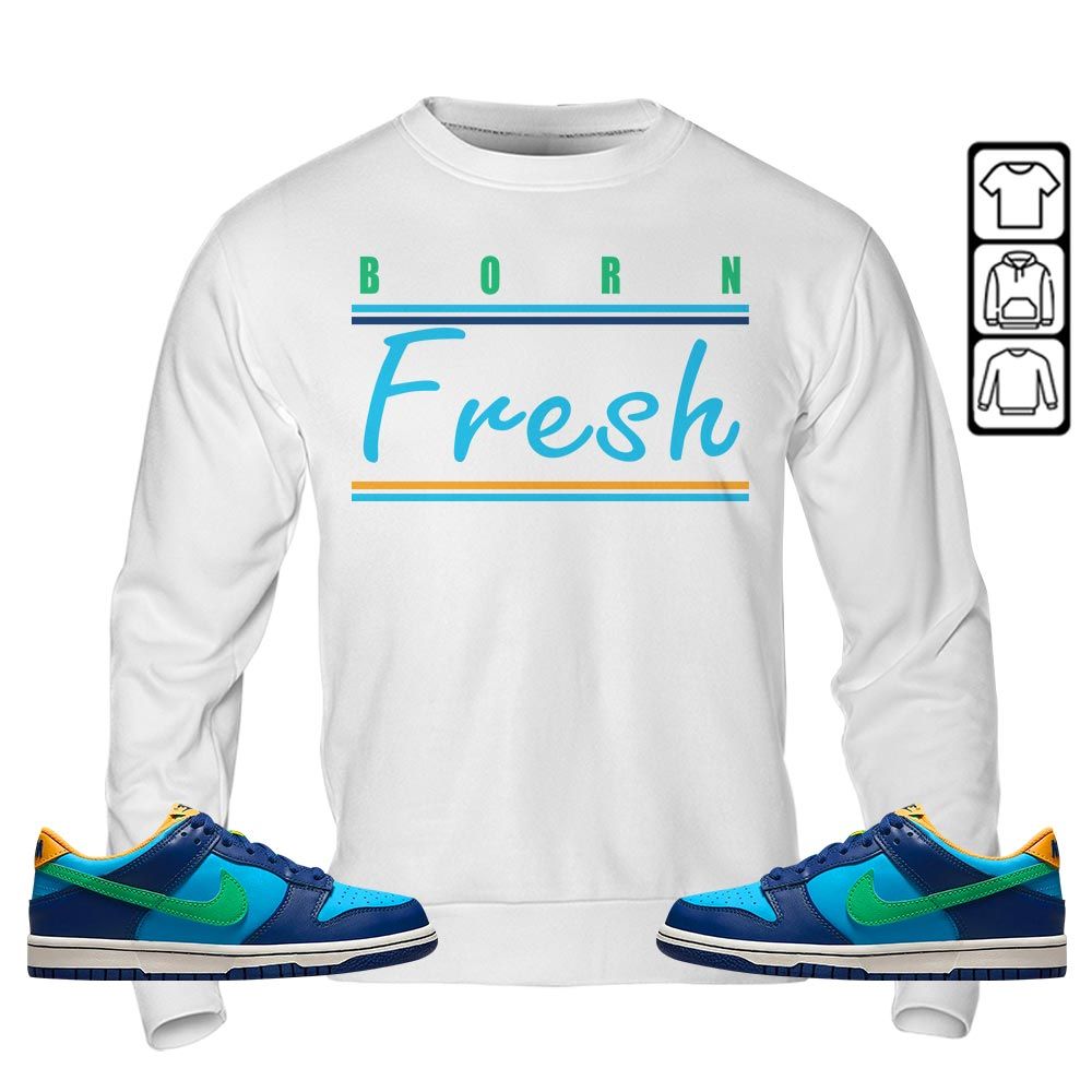 Born Fresh Heads Basketball Sneaker Shirt Match Dunk Low GS Kyrie, Dunk Low GS Electric Algae MKO T-Shirt Born Fresh Heads Basketball Sneaker Shirt Match Dunk Low GS Kyrie, Dunk Low GS Electric Algae MKO T-Shirt