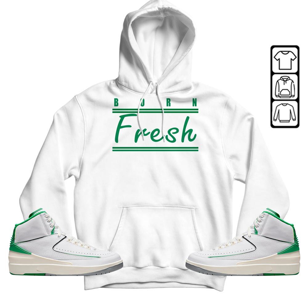 Born Fresh Heads Basketball Sneaker Shirt Match Lucky Green 2s, Jordan 2 Lucky Green MKO T-Shirt