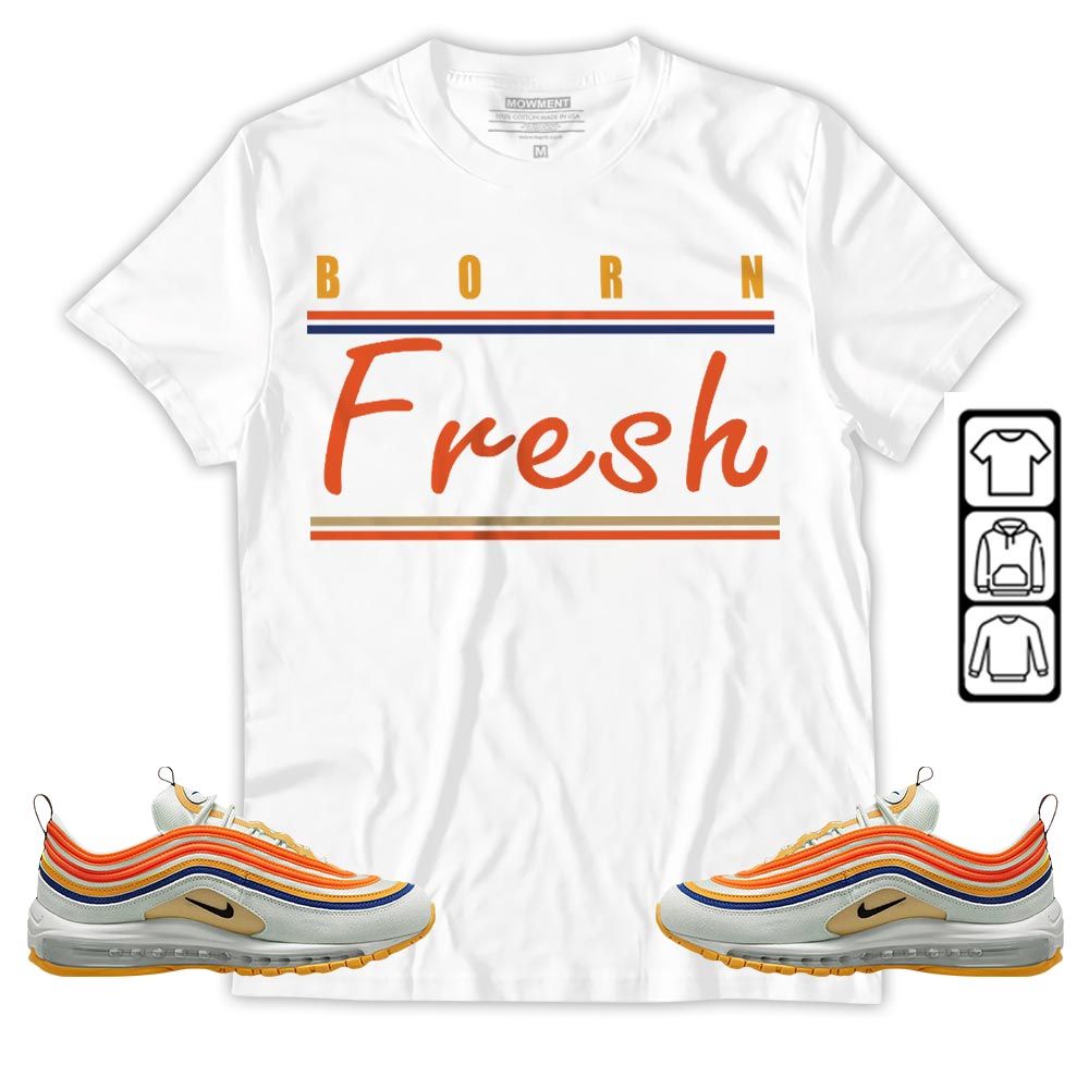 Born Fresh Heads Basketball Sneaker Shirt Match Max 97 Frank Rudy, Air Max 97 SE Air Pressure MKO T-Shirt Born Fresh Heads Basketball Sneaker Shirt Match Max 97 Frank Rudy, Air Max 97 SE Air Pressure MKO T-Shirt