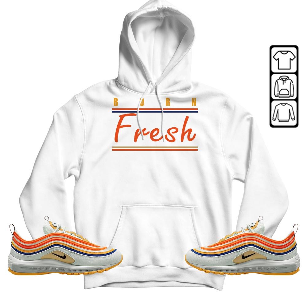 Born Fresh Heads Basketball Sneaker Shirt Match Max 97 Frank Rudy, Air Max 97 SE Air Pressure MKO T-Shirt