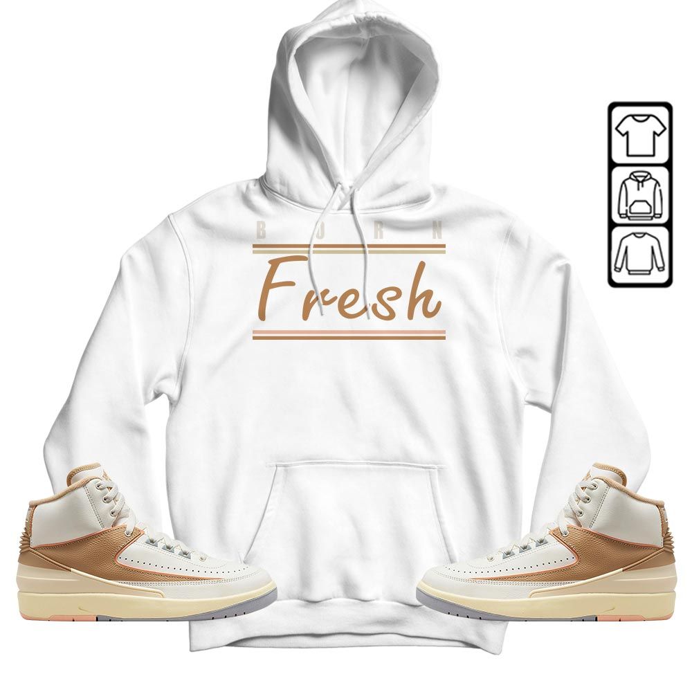 Born Fresh Heads Basketball Sneaker Shirt Match Retro Craft 2s, Jordan 2 Craft MKO T-Shirt