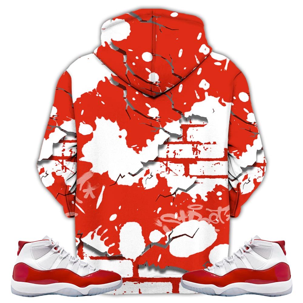 Boyz N The Hood Sneaker Shirt Match 11 Varsity Red, Jordan 11 Retro Cherry Hoodie Sweatshirt Tee All Over Print MKO Shirt