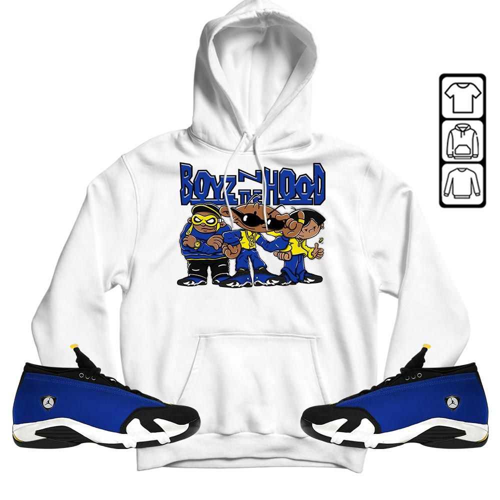Boyz N The Hood Sneaker Shirt Match 2023 Blue Laney 14s, Jordan 14 Laney MKO T-Shirt Boyz N The Hood Sneaker Shirt Match 2023 Blue Laney 14s, Jordan 14 Laney MKO T-Shirt
