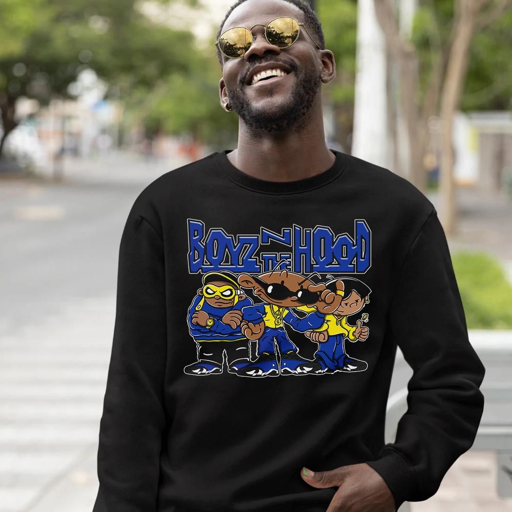 Boyz N The Hood Sneaker Shirt Match 2023 Blue Laney 14s, Jordan 14 Laney MKO T-Shirt Boyz N The Hood Sneaker Shirt Match 2023 Blue Laney 14s, Jordan 14 Laney MKO T-Shirt