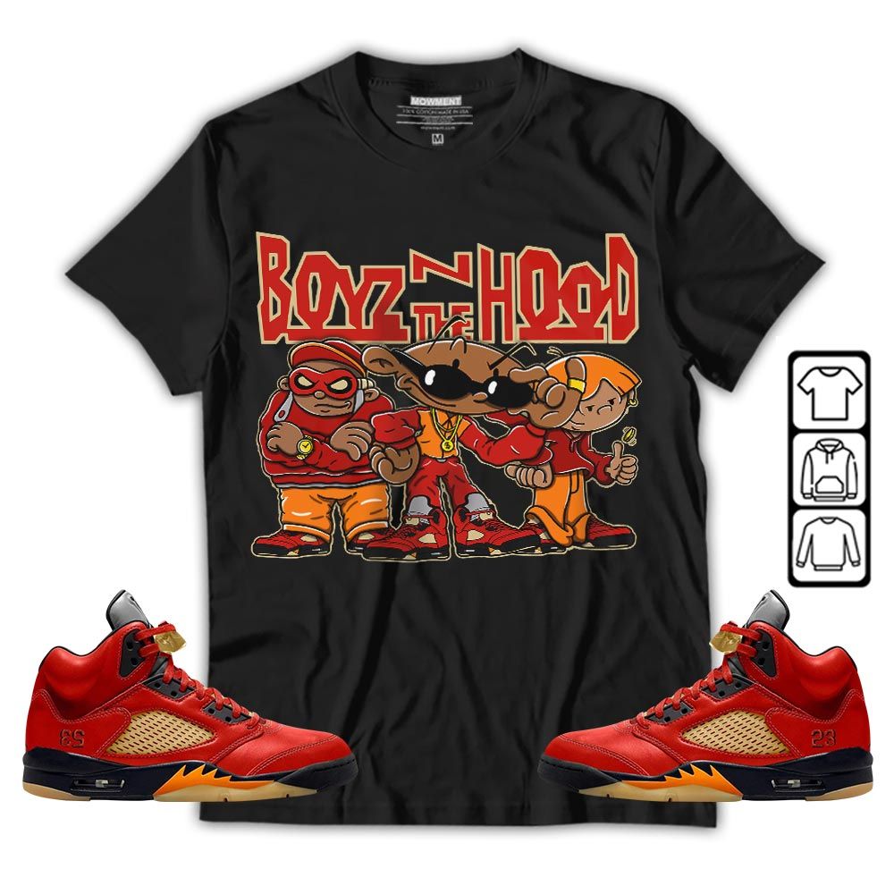 Boyz N The Hood Sneaker Shirt Match 5 Dunk On Mars, Jordan 5 Mars For Her MKO T-Shirt Boyz N The Hood Sneaker Shirt Match 5 Dunk On Mars, Jordan 5 Mars For Her MKO T-Shirt