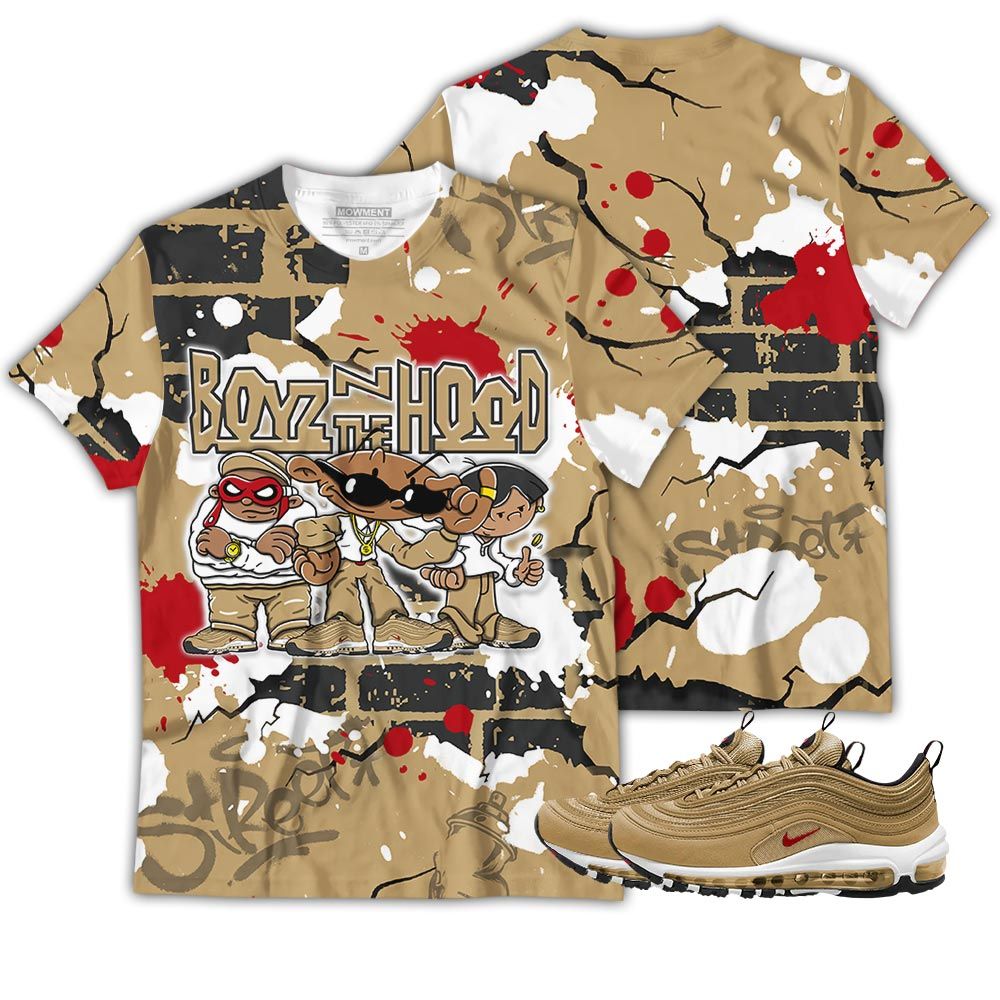 Boyz N The Hood Sneaker Shirt Match Af 1 Low Sp Pink Prime, Air Max 97 Gold Bullet Hoodie Sweatshirt Tee All Over Print MKO Shirt Boyz N The Hood Sneaker Shirt Match Af 1 Low Sp Pink Prime, Air Max 97 Gold Bullet Hoodie Sweatshirt Tee All Over Print MKO Shirt