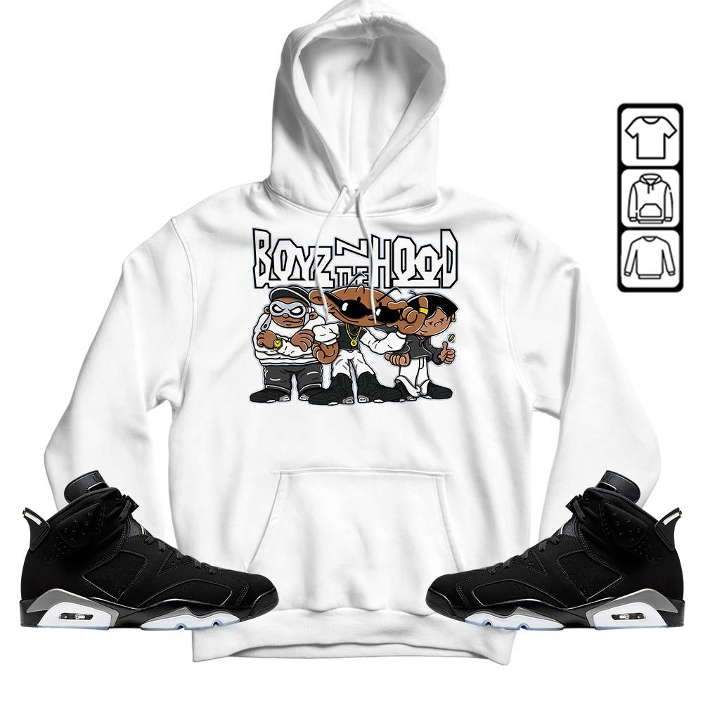 Boyz N The Hood Sneaker Shirt Match Black Chrome 6s, Jordan 6 Black Chrome MKO T-Shirt