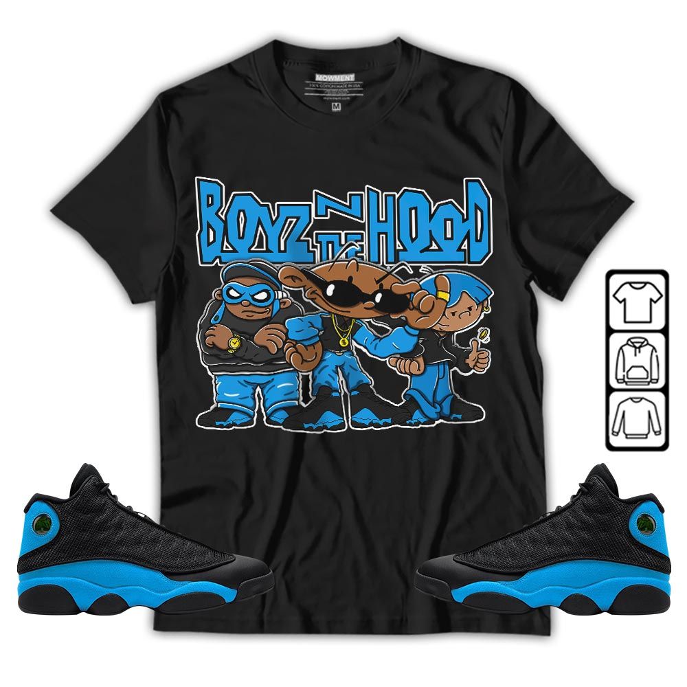 Boyz N The Hood Sneaker Shirt Match Black University Blue 13s, Jordan 13 Black University Blue 2022 MKO T-Shirt Boyz N The Hood Sneaker Shirt Match Black University Blue 13s, Jordan 13 Black University Blue 2022 MKO T-Shirt