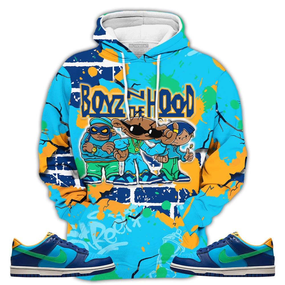 Boyz N The Hood Sneaker Shirt Match Dunk Low Gs Kyrie, Dunk Low Gs Electric Algae Hoodie Sweatshirt Tee All Over Print MKO Shirt Boyz N The Hood Sneaker Shirt Match Dunk Low Gs Kyrie, Dunk Low Gs Electric Algae Hoodie Sweatshirt Tee All Over Print MKO Shirt