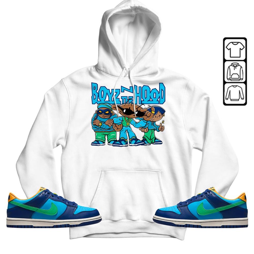 Boyz N The Hood Sneaker Shirt Match Dunk Low GS Kyrie, Dunk Low GS Electric Algae MKO T-Shirt
