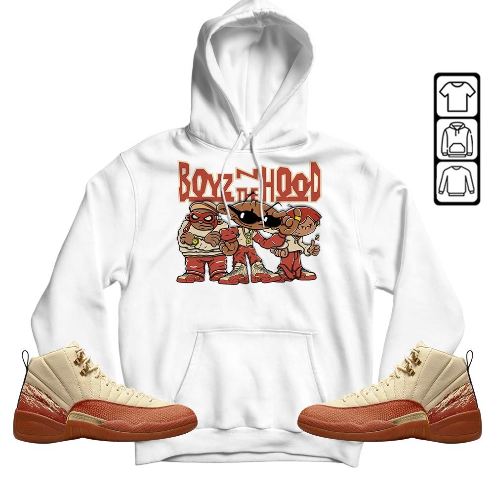 Boyz N The Hood Sneaker Shirt Match Eastside Golf 12s, Jordan 12 Retro Eastside Golf MKO T-Shirt