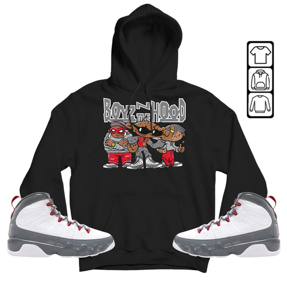 Boyz N The Hood Sneaker Shirt Match Fire Red 9s, Jordan 9 Retro Fire Red MKO T-Shirt Boyz N The Hood Sneaker Shirt Match Fire Red 9s, Jordan 9 Retro Fire Red MKO T-Shirt