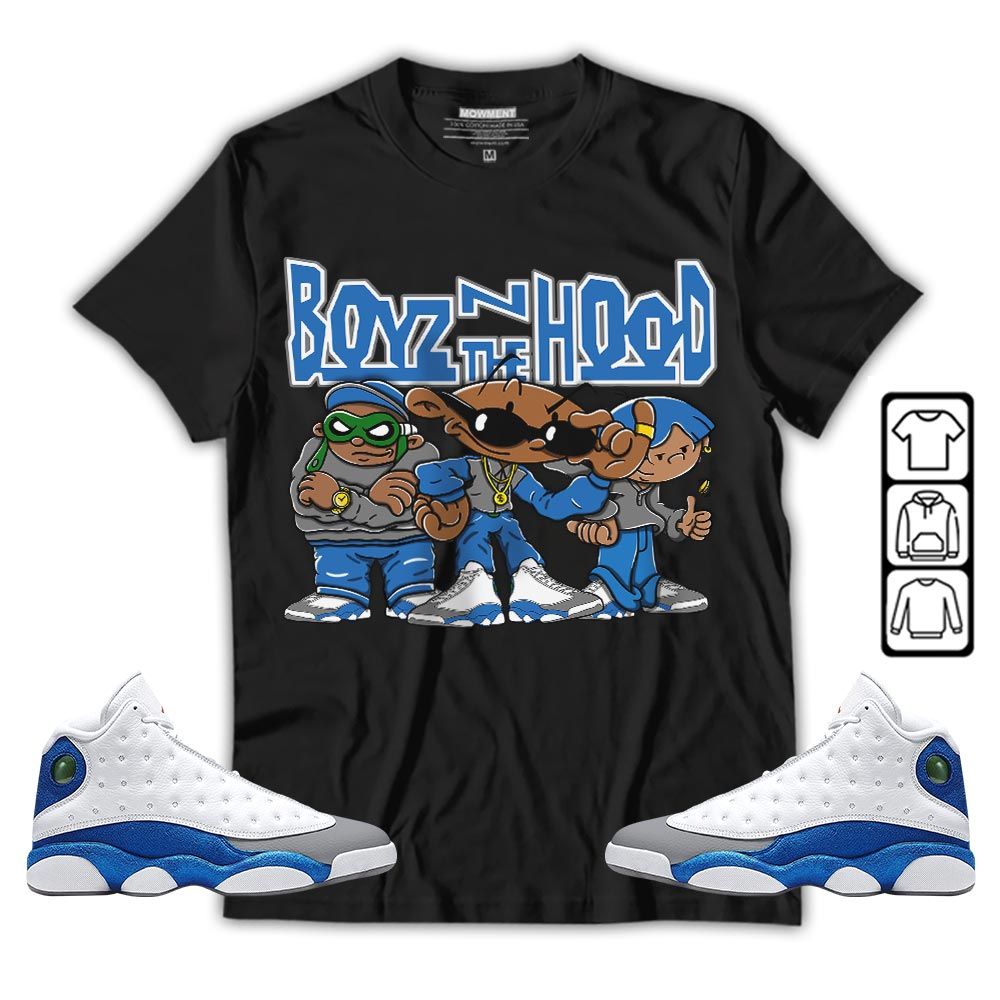 Boyz N The Hood Sneaker Shirt Match French Blue 13s, Jordan 13 French Blue MKO T-Shirt Boyz N The Hood Sneaker Shirt Match French Blue 13s, Jordan 13 French Blue MKO T-Shirt